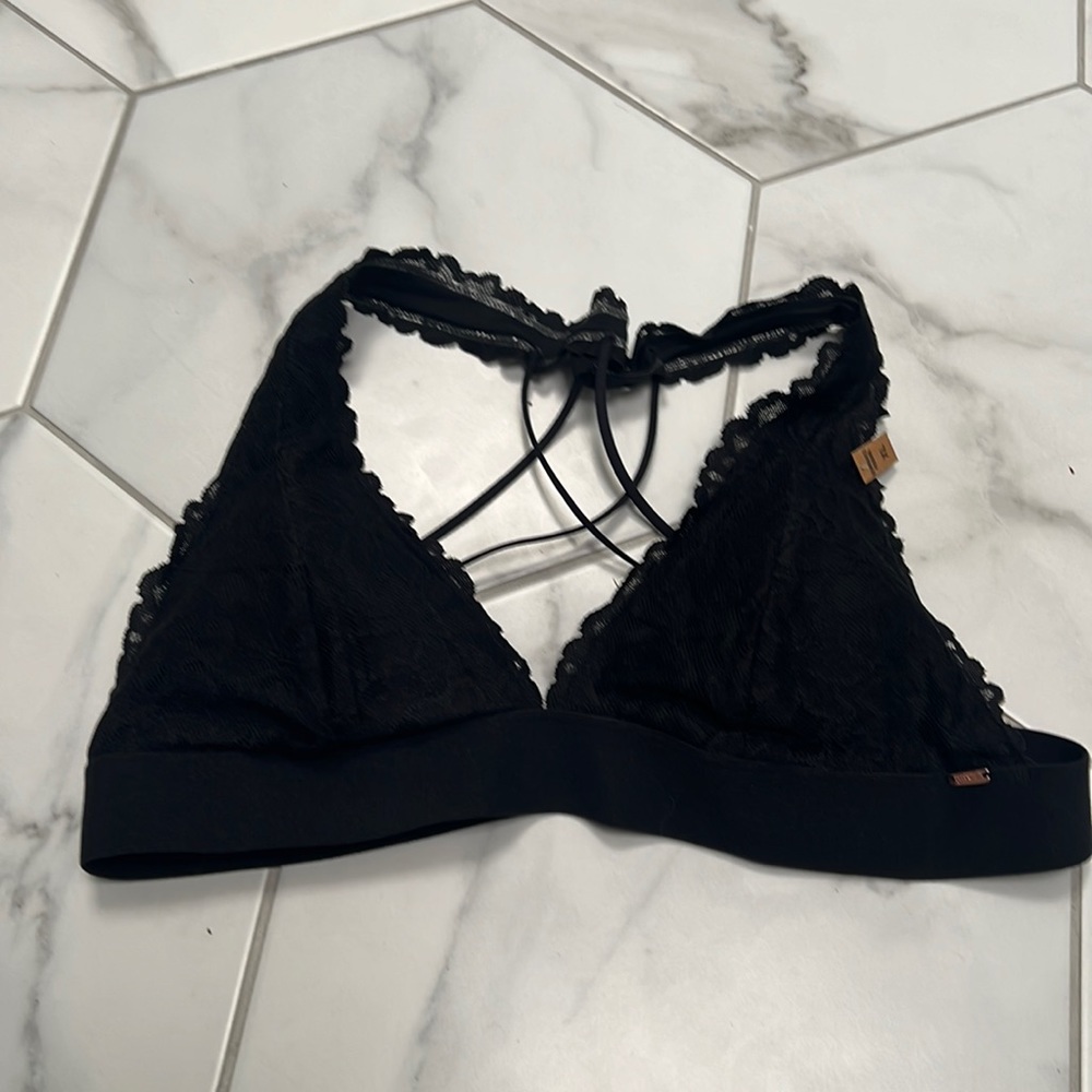NWT pink lace bralette